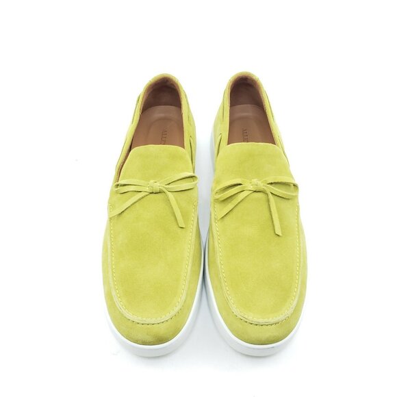 Allen Edmonds Santa Rosa Loafers Neon Green Suede Casual Slip-On Mens Size 13 D